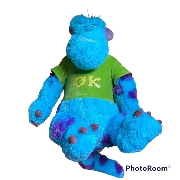 Disney Sully Large Plush Stuffed Animal Monsters Inc University Blue - Picture 1 of 6